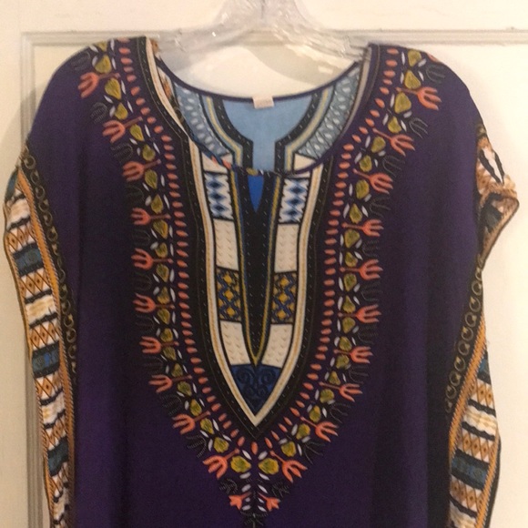 NWOT Beautiful boho dress! The print art work is amazing 🤩 flowy super cute - Picture 2 of 8
